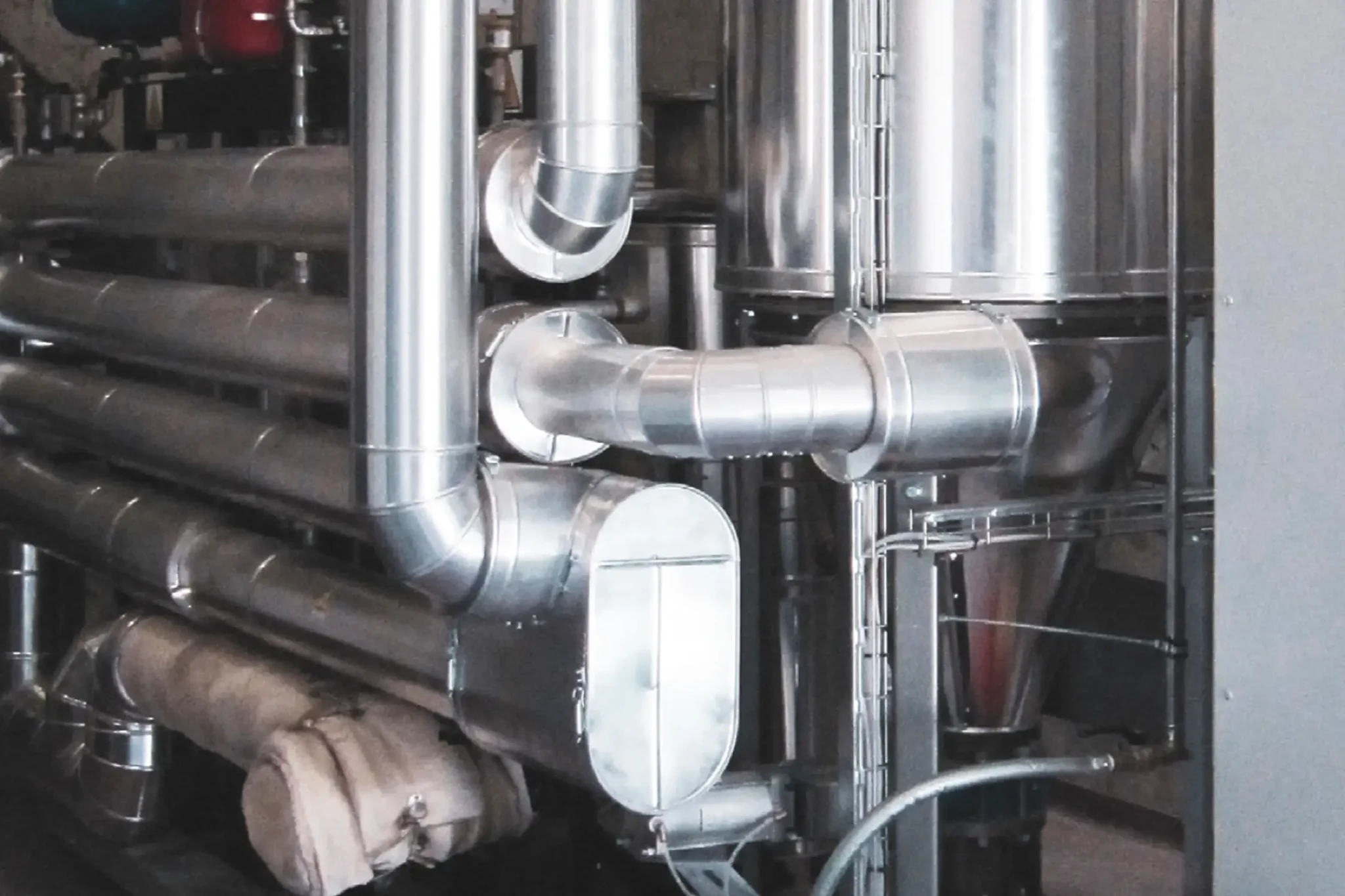 Component of a biomass cogenerator