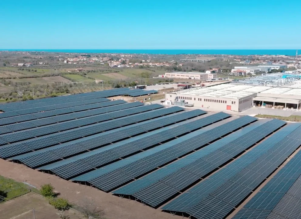 Impianto fotovoltaico a terra