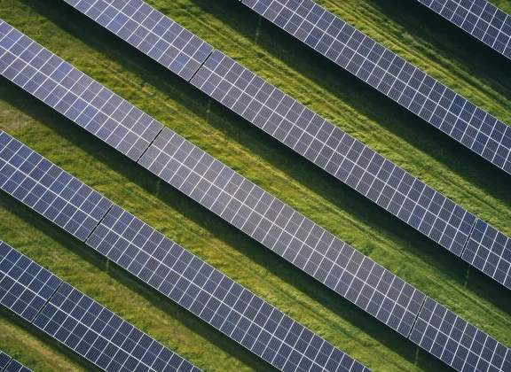 Parco fotovoltaico a terra ad alte prestazioni realizzato da Espe.