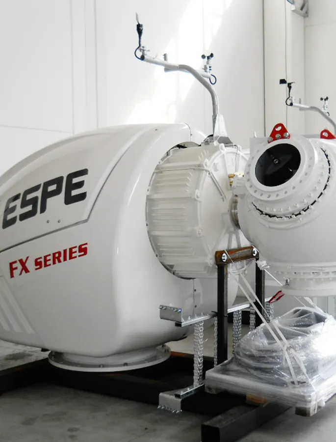 Quality control of an Espe FX Series wind turbine