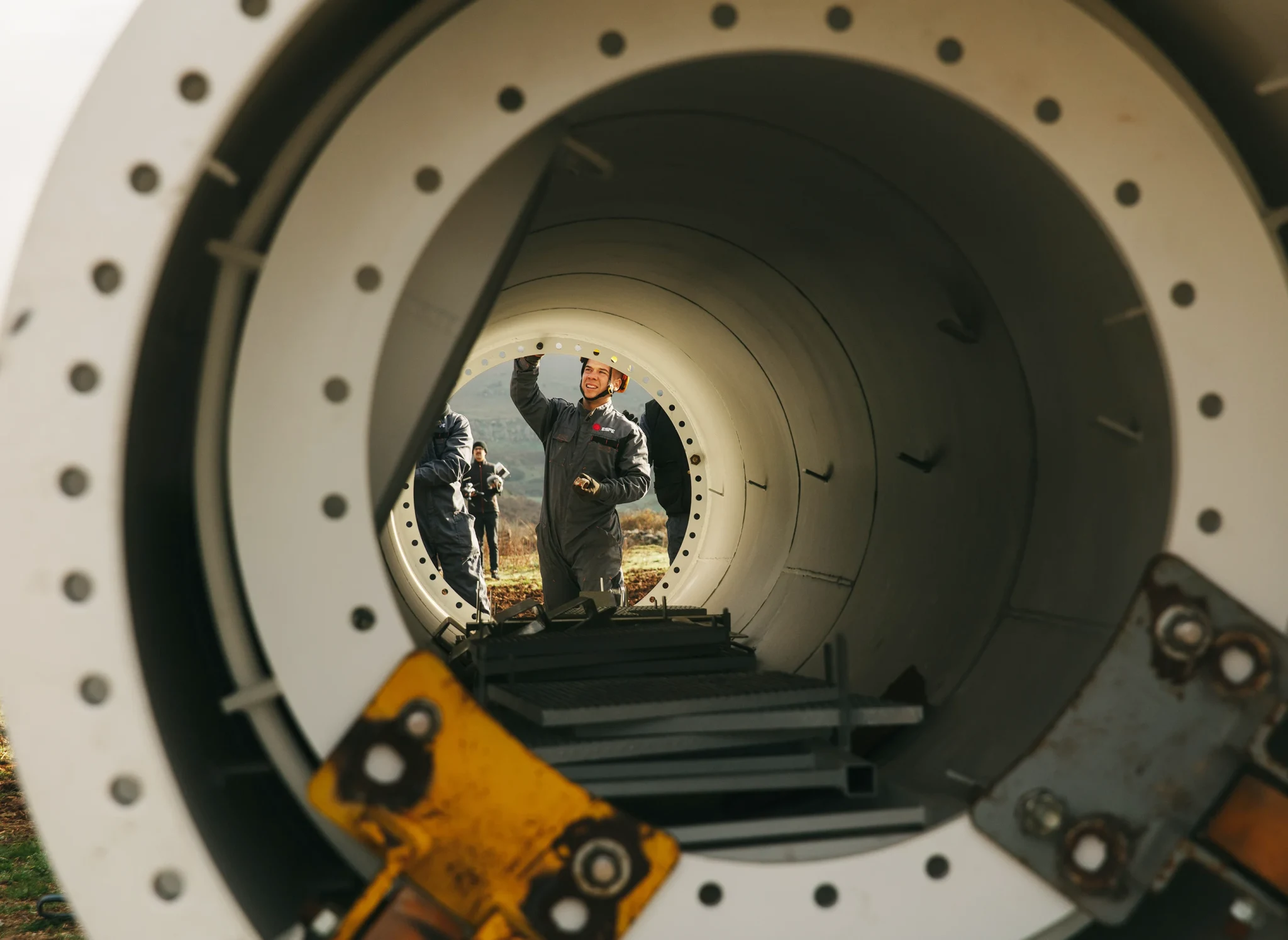 Espe wind turbine installation